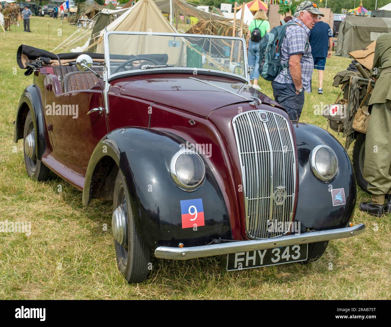 Morris EightEvesham, Krieg im Tal Stockfoto