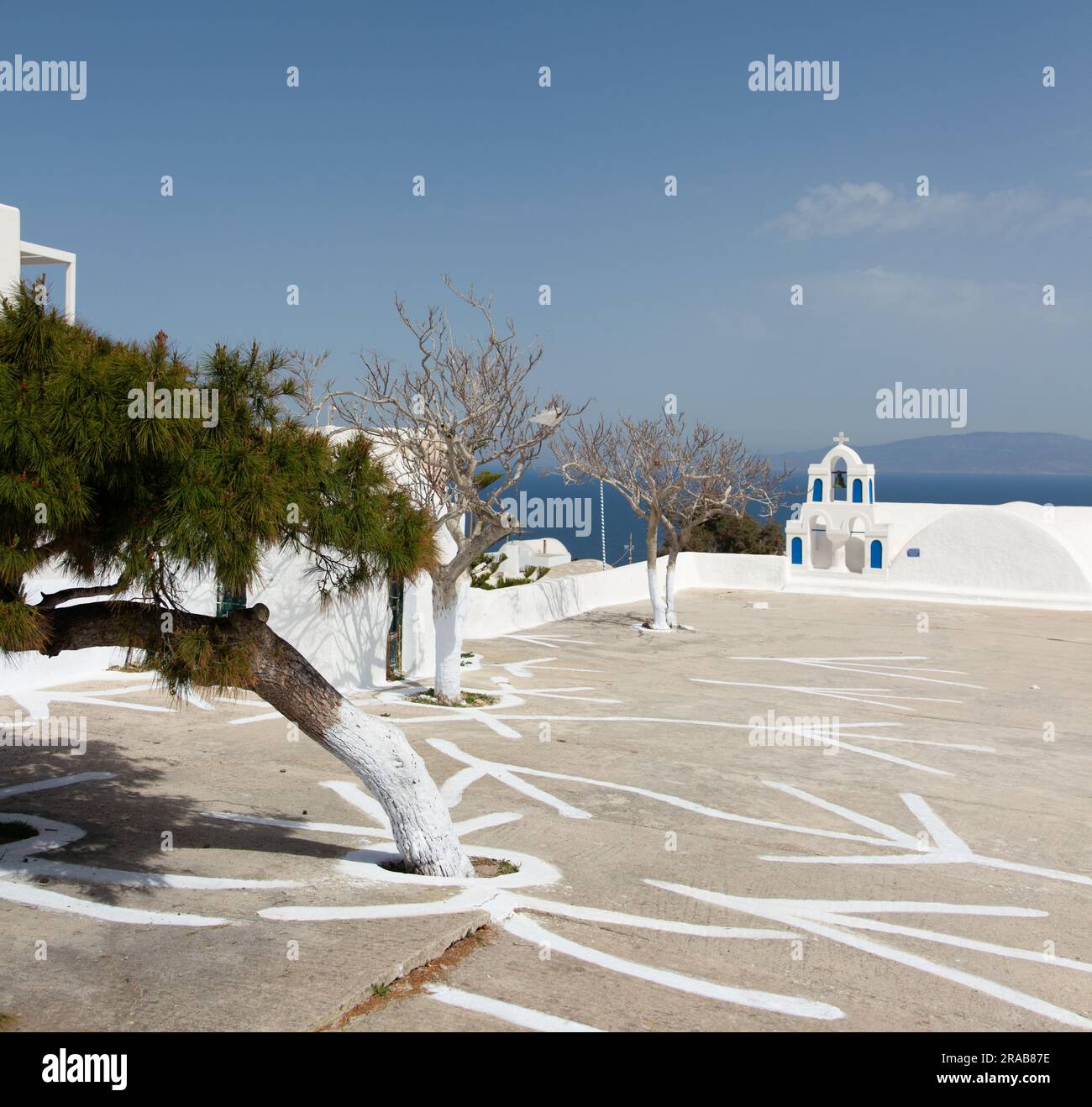 Die Schönheit von Santorin Stockfoto