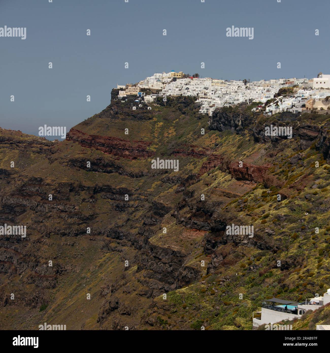 Die Schönheit von Santorin Stockfoto
