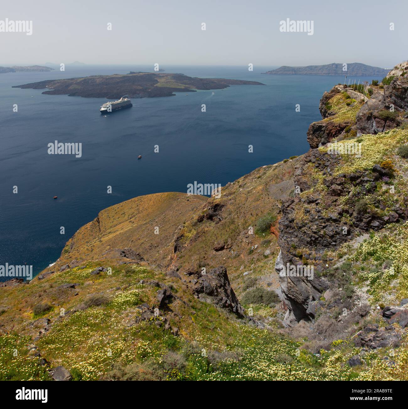 Die Schönheit von Santorin Stockfoto
