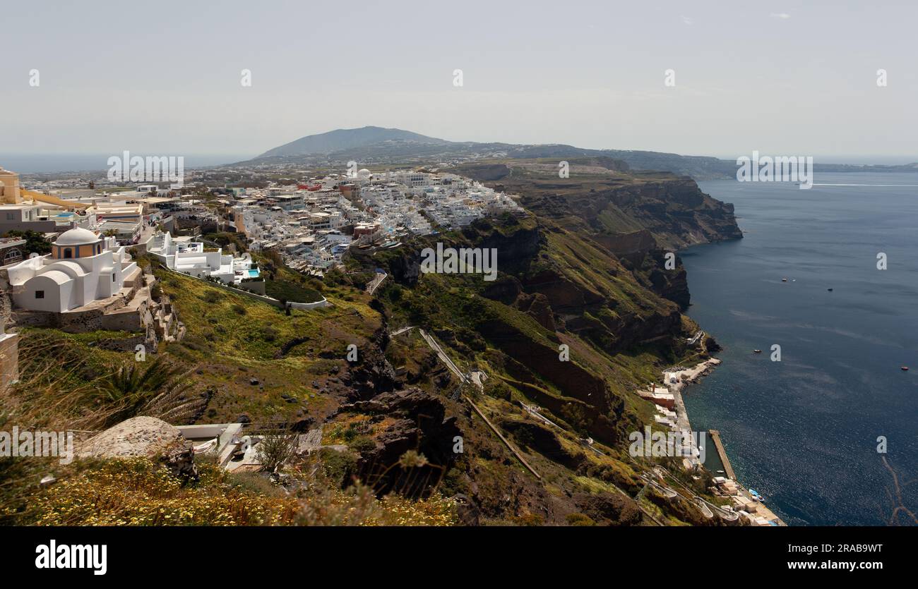 Die Schönheit von Santorin Stockfoto