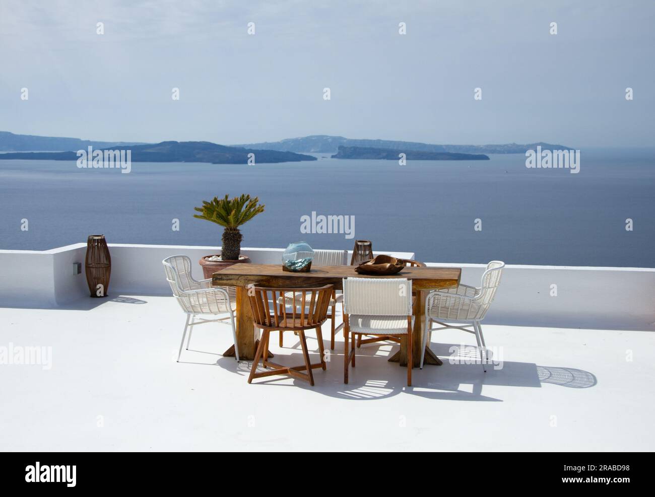 Santorin Stockfoto