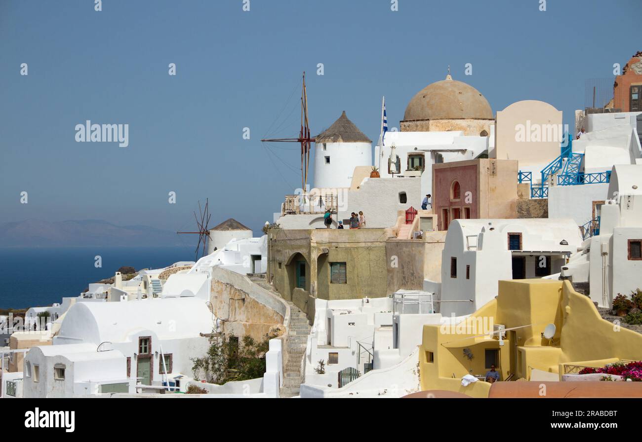 Die Schönheit von Santorin Stockfoto