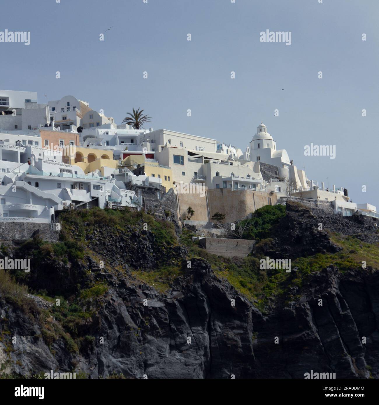 kirche auf Santorin Stockfoto