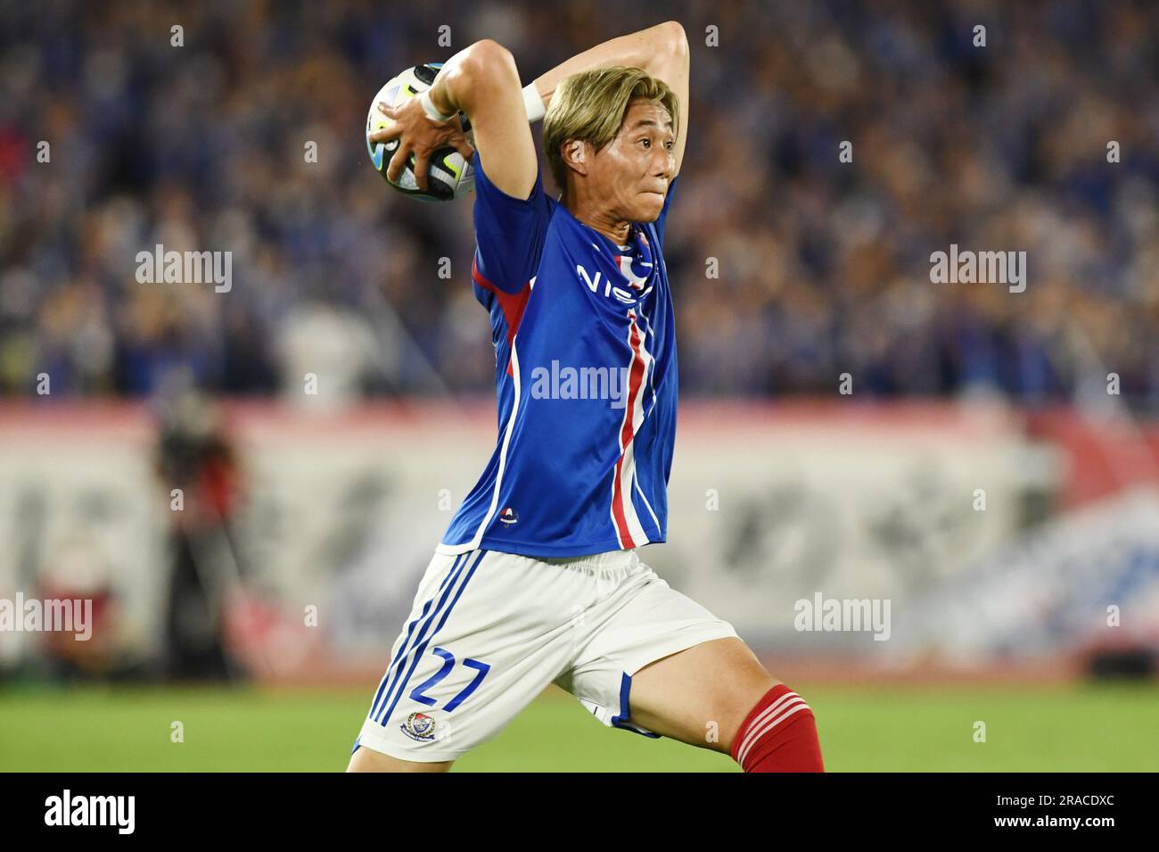 Nissan Stadium, Kanagawa, Japan. 2. Juli 2023. Ken Matsubara (Marinos), 2. JULI 2023 - Fußball/Fußball : 2023 J1. Ligaspiel zwischen Yokohama F. Marinos und Shonan Bellmare im Nissan Stadium, Kanagawa, Japan. Kredit: Itaru Chiba/AFLO/Alamy Live News Stockfoto