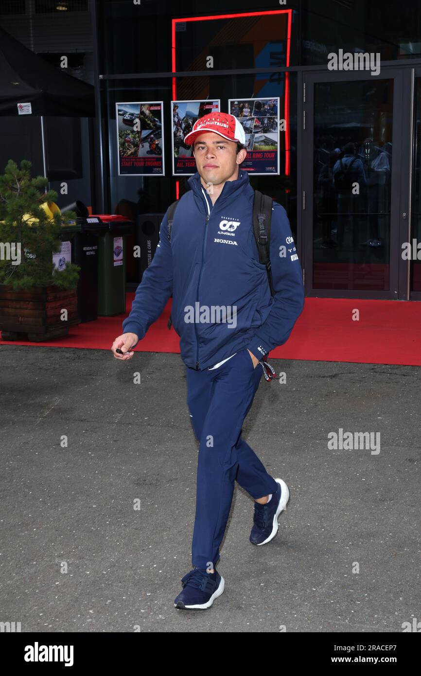 SPIELBERG, Österreich. , . Nyck de Vries F1 am Red Bull Ring, Oesterreich Ring, Formel 1, ÖSTERREICHISCHER Grand Prix, großer Preis von OESTERREICH, GP d'Autriche, Motorsport, Formel1, gebührenpflichtiges Bild, Copyright © KNOTH Andy/ATPimages (KNOTH Andy /ATP/SPP) Guthaben: SPP Sport Press Photo. Alamy Live News Stockfoto