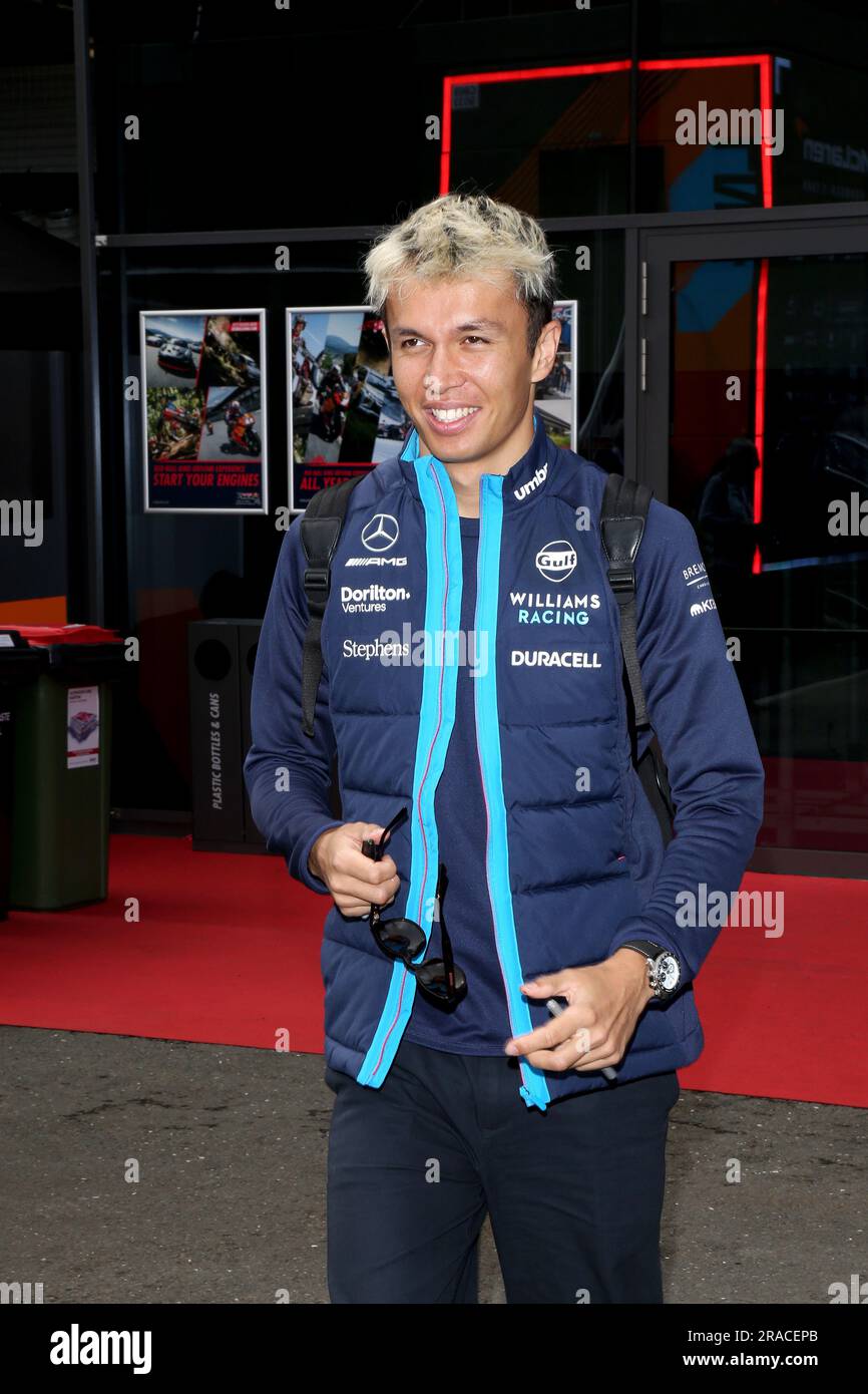 SPIELBERG, Österreich. , . Alexander Albon F1 am Red Bull Ring, Oesterreich Ring, Formel 1, ÖSTERREICHISCHER Grand Prix, großer Preis von OESTERREICH, GP d'Autriche, Motorsport, Formel1, gebührenpflichtiges Bild, Copyright © KNOTH Andy/ATPimages (KNOTH Andy /ATP/SPP) Guthaben: SPP Sport Press Photo. Alamy Live News Stockfoto
