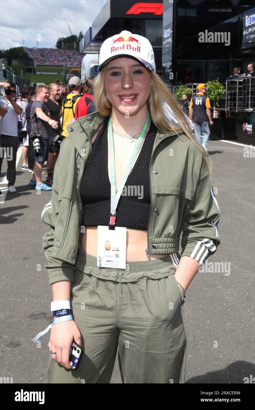 SPIELBERG, Österreich. , . Lara ColturiF1 am Red Bull Ring, Oesterreich Ring, Formel 1, ÖSTERREICHISCHER Grand Prix, großer Preis von OESTERREICH, GP d'Autriche, Motorsport, Formel1, gebührenpflichtiges Bild, Copyright © KNOTH Andy/ATPimages (KNOTH Andy /ATP/SPP) Guthaben: SPP Sport Press Photo. Alamy Live News Stockfoto