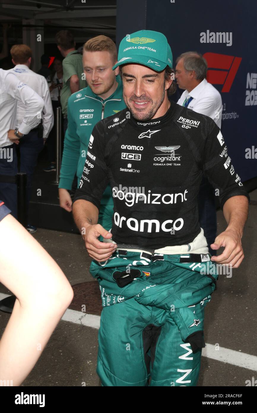 SPIELBERG, Österreich. , . Fernando AlonsoF1 am Red Bull Ring, Oesterreich Ring, Formel 1, ÖSTERREICHISCHER Grand Prix, großer Preis von OESTERREICH, GP d'Autriche, Motorsport, Formel1, gebührenpflichtiges Bild, Copyright © KNOTH Andy/ATPimages (KNOTH Andy /ATP/SPP) Guthaben: SPP Sport Press Photo. Alamy Live News Stockfoto