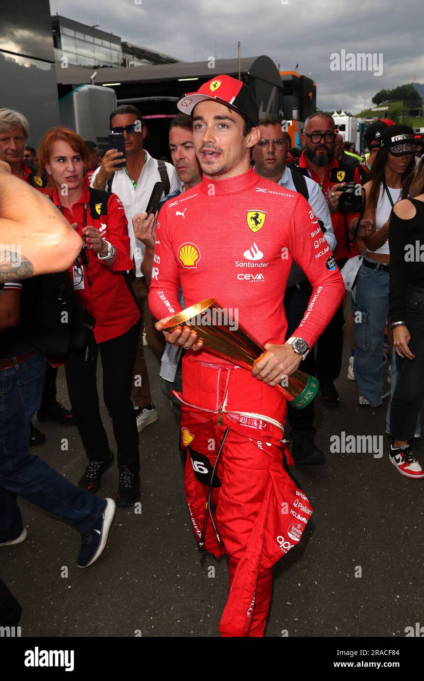 SPIELBERG, Österreich. , . Johann Elkann F1 am Red Bull Ring, Oesterreich Ring, Formel 1, ÖSTERREICHISCHER Grand Prix, großer Preis von OESTERREICH, GP d'Autriche, Motorsport, Formel1, gebührenpflichtiges Bild, Copyright © KNOTH Andy/ATPimages (KNOTH Andy /ATP/SPP) Guthaben: SPP Sport Press Photo. Alamy Live News Stockfoto