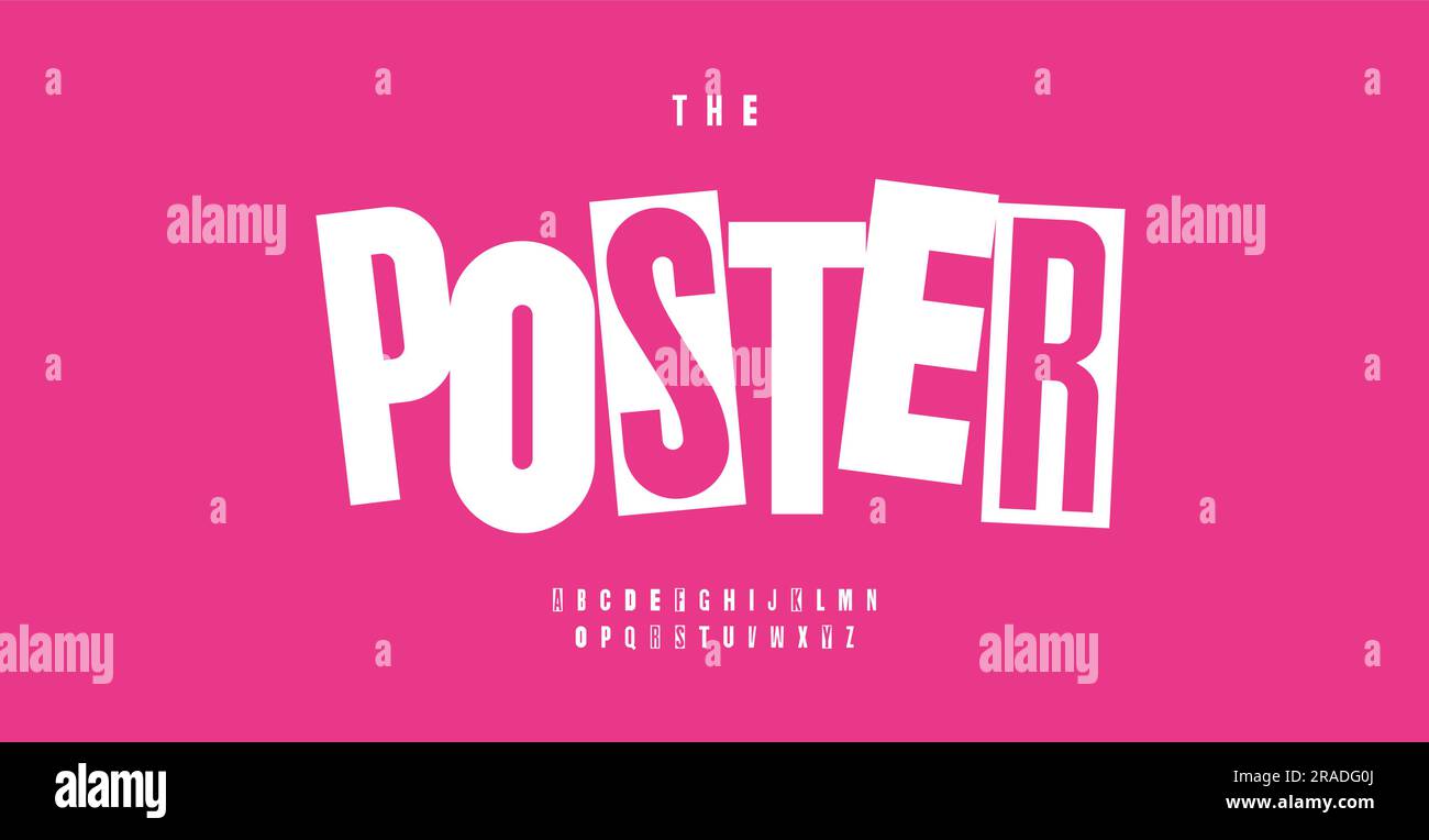 Zeitungsalphabet, Briefe aus Papier. Zeitungsdruckpapier für fesselnde Zeitschriftenlogos, auffällige Überschriften und ausdrucksstarke Typografie Stock Vektor Zeitungsalphabet, Briefe aus Papier. Zeitungsdruckpapier für fesselnde Zeitschriftenlogos, auffällige Überschriften und ausdrucksstarke Typografie Stock Vektor