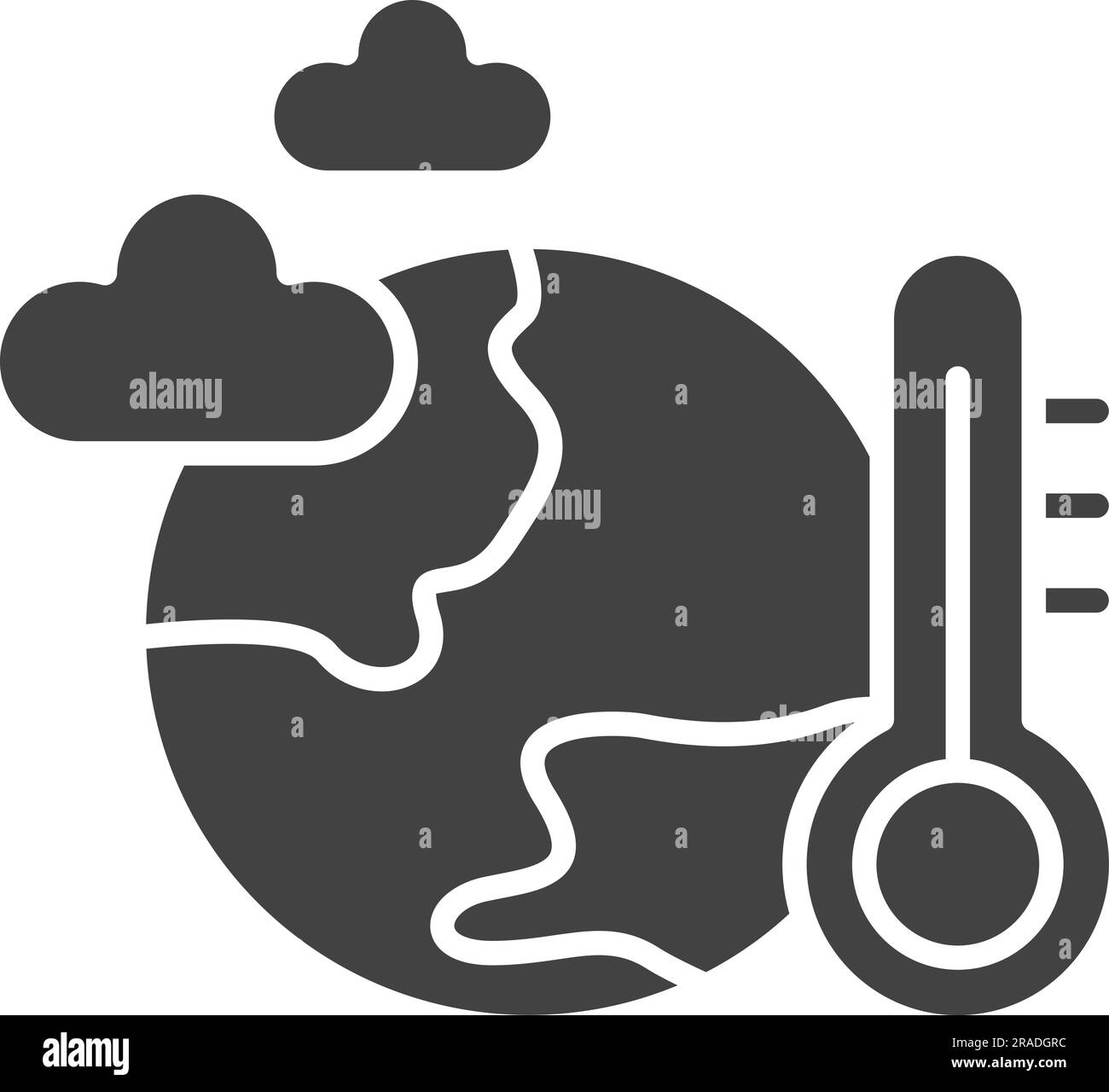 Bild Des Symbols Klimapolitik. Stock Vektor