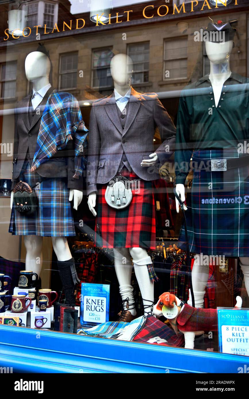 Schaufenster Edinburgh Stockfoto