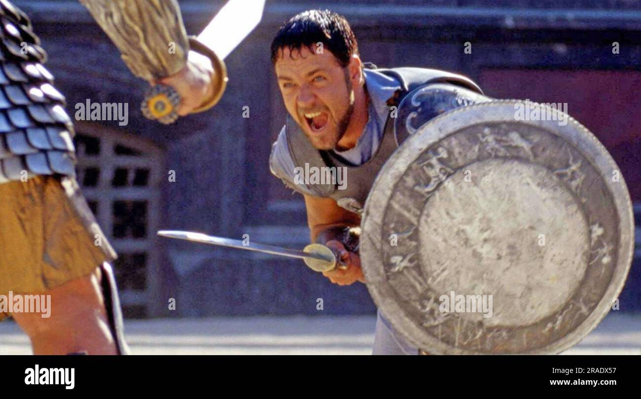 GLADIATOR 2000 Universal Pictures Film mit Russell Crowe Stockfoto
