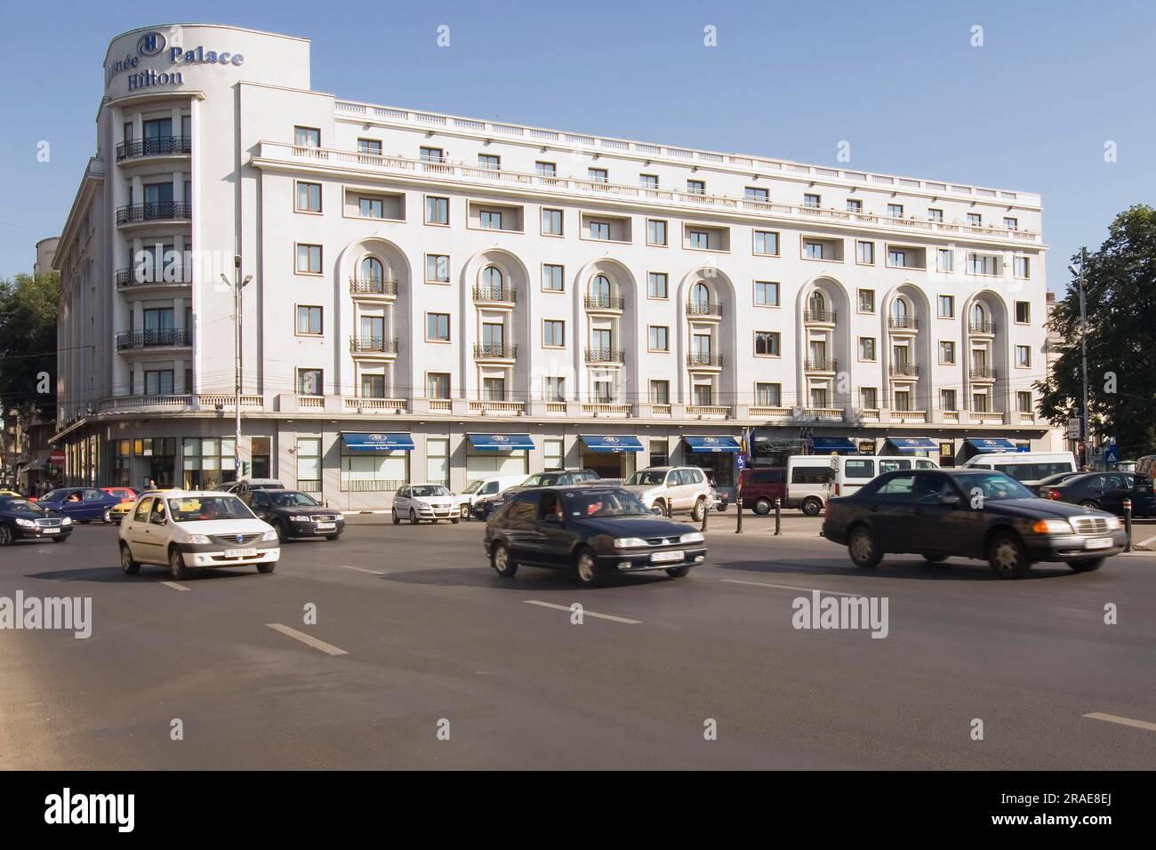 Athenee Palace Hilton Hotel, Bukarest, Rumänien Stockfoto