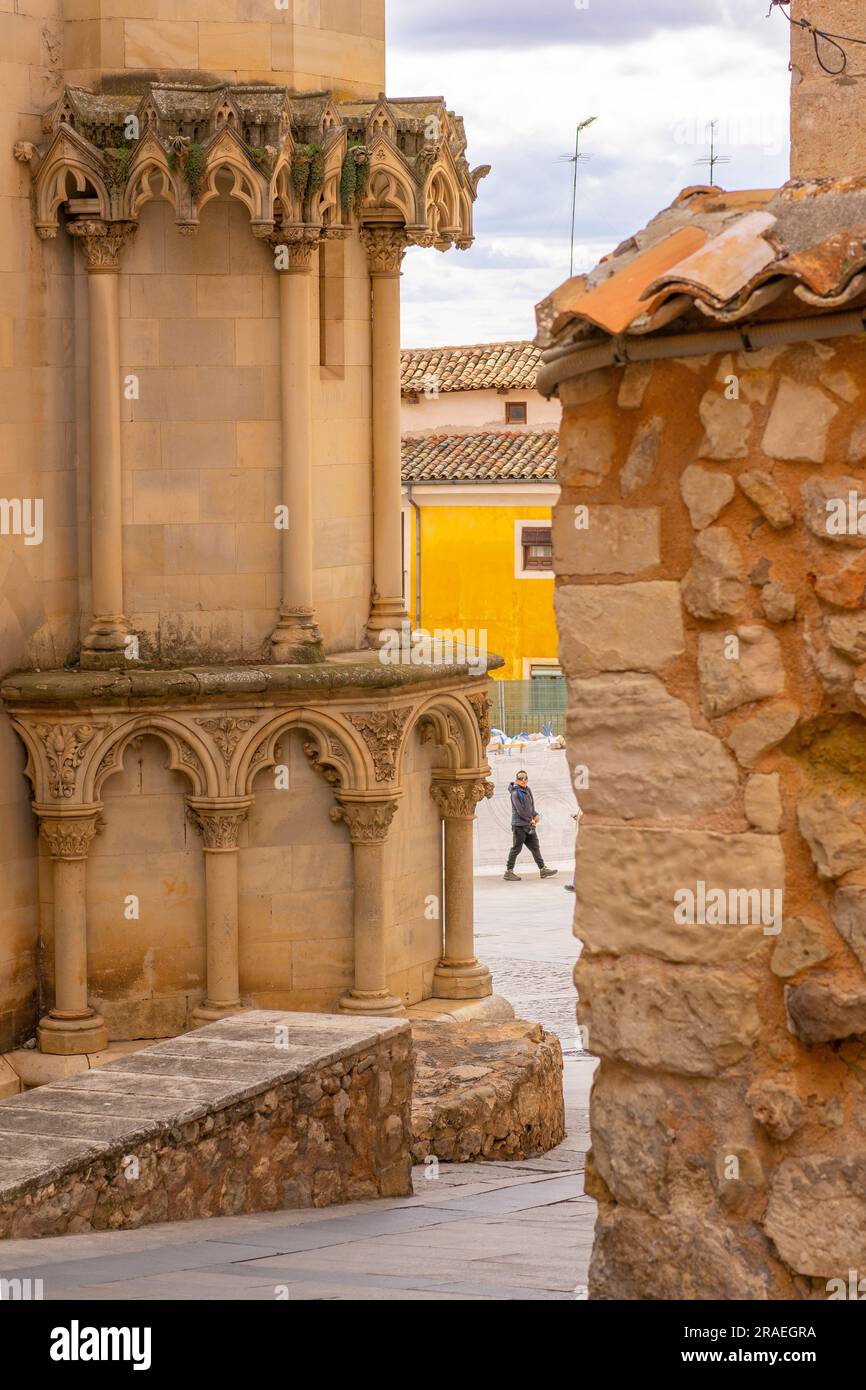 Die Kathedrale Santa Maria und San Giuliano, Cuenca, Kastilien-La Mancha, Spanien Stockfoto