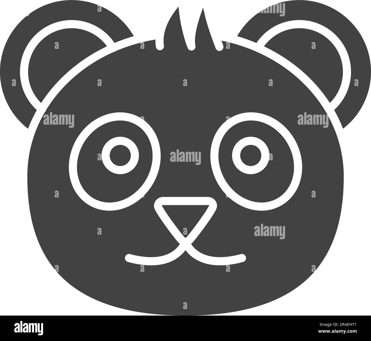 Bild Des Panda-Symbols. Stock Vektor