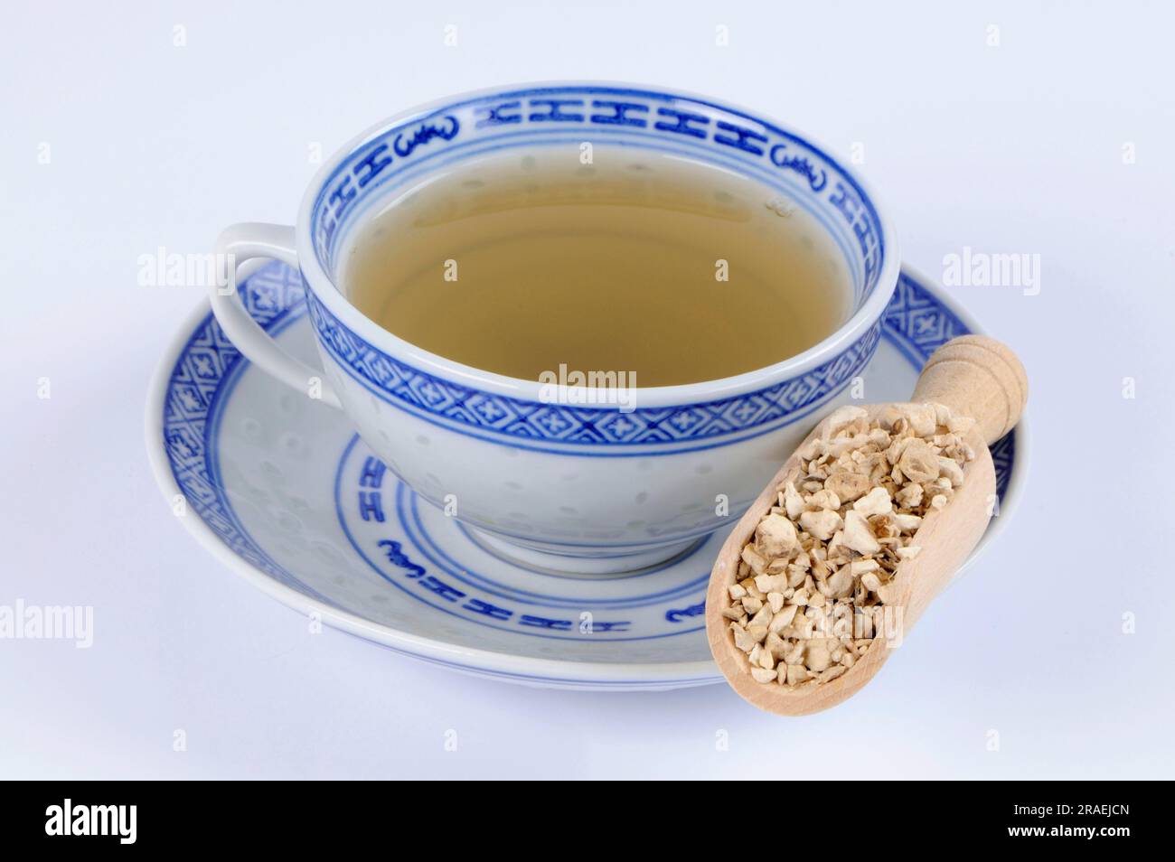 Tasse Fourstamen Stephanie Root Tea (Stephaniae tetrandrae Radix), Fang Ji Stockfoto