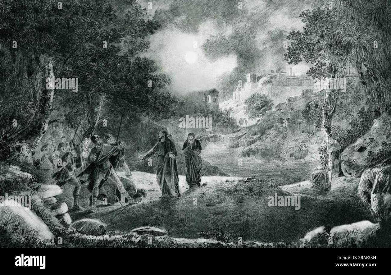 Der Verrat von Judas 1834 durch Iwan Aivazowsky Stockfoto