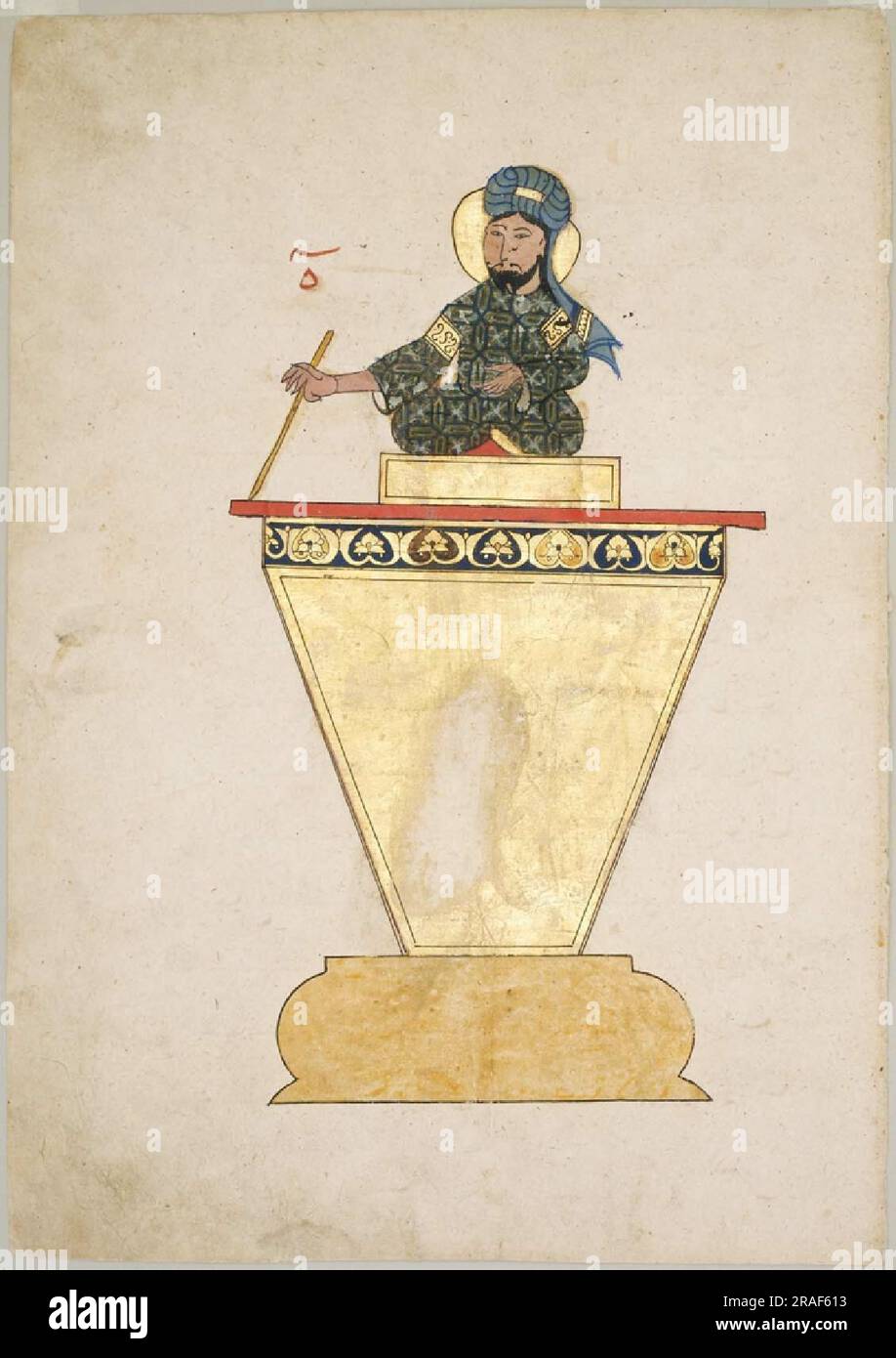 Die Beaker Water Clock 1206 von Al-Jazari Stockfoto