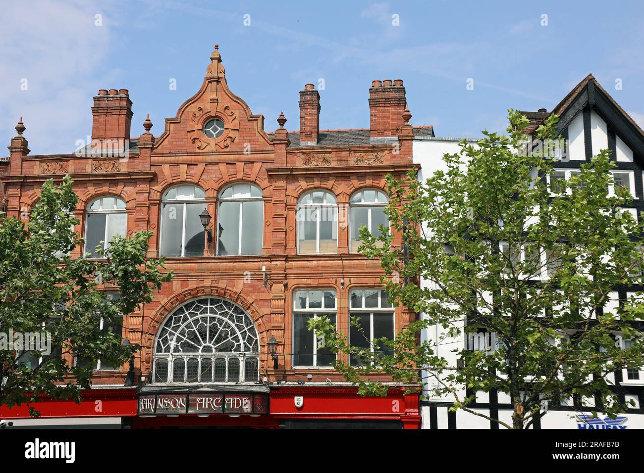 Makinson Arcade Einkaufszentrum im Stadtzentrum von Wigan Stockfoto