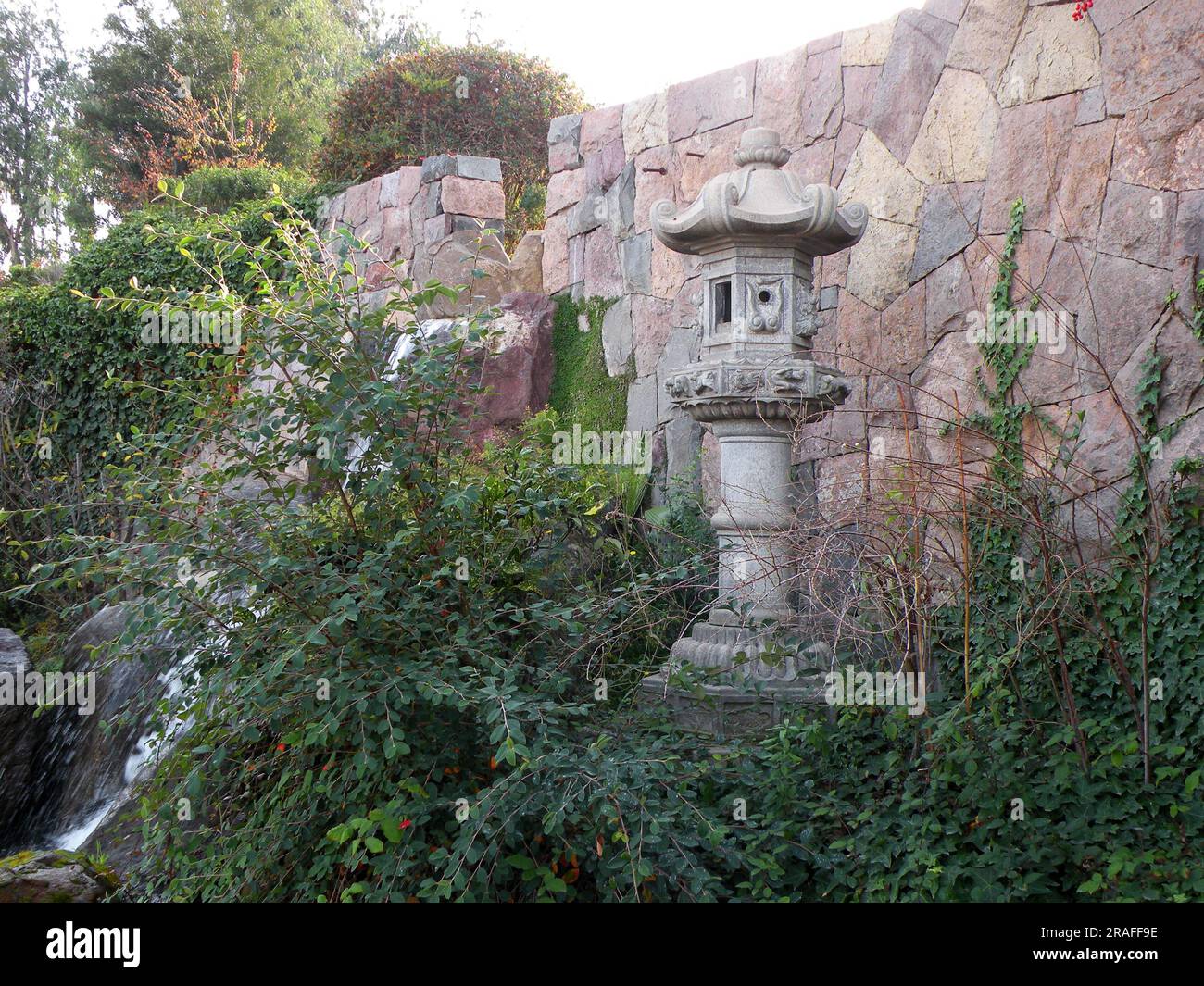 Japanischer Garten, San Cristobal Hill, Santiago, Chile Stockfoto