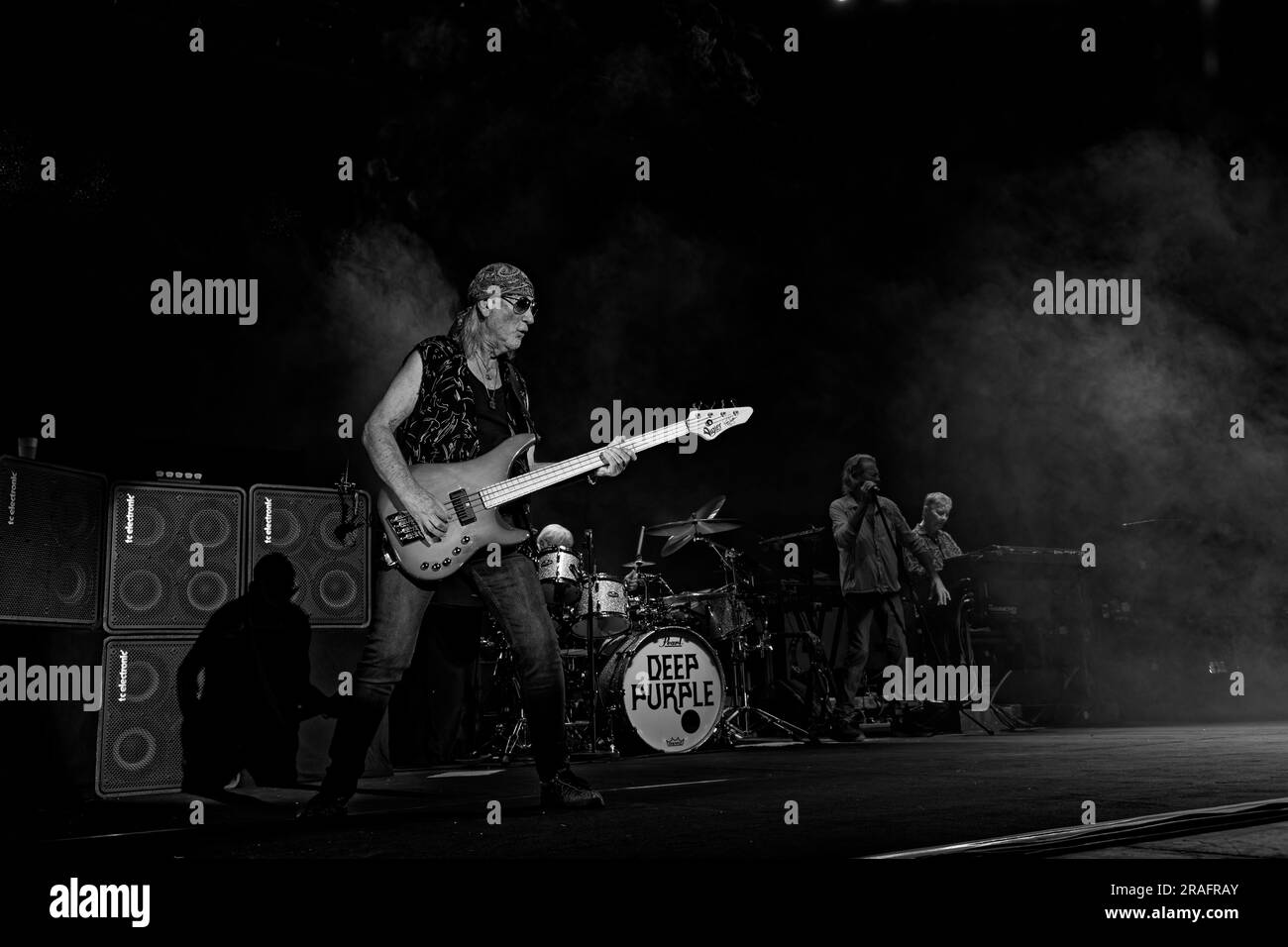 DEEP PURPLE bei OMEGA, Toulon, FRANKREICH, 02/07/2023 Florent 'MrCrash' B. Stockfoto