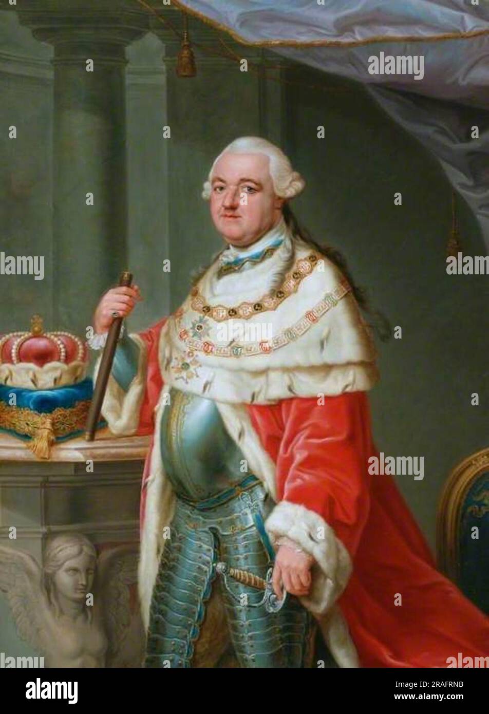 Karl Theodore, Elektor von Bayern 1777 von Pompeo Batoni Stockfoto