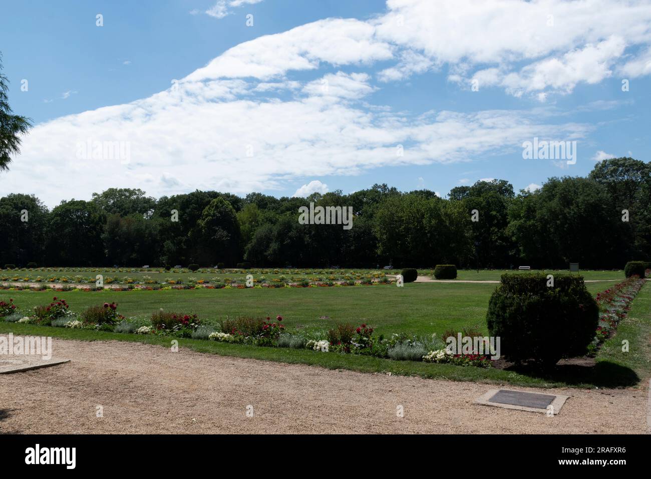 Park auf Margareteninsel - Budapest, Ungarn Stockfoto