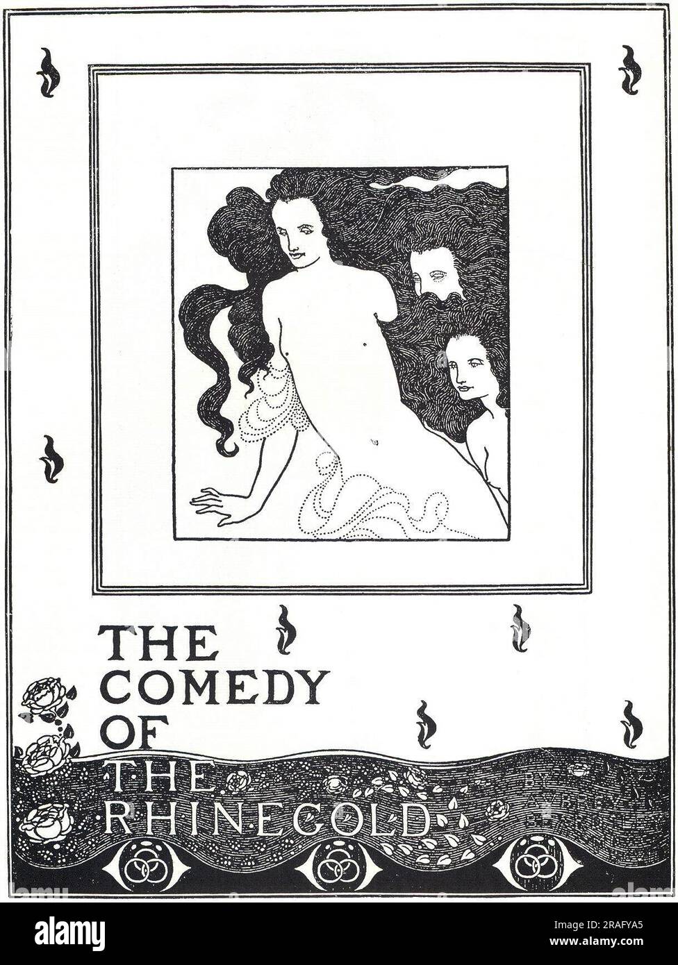 Die Comedy of the Rhinegold, Frontispiece 1896 von Aubrey Beardsley Stockfoto