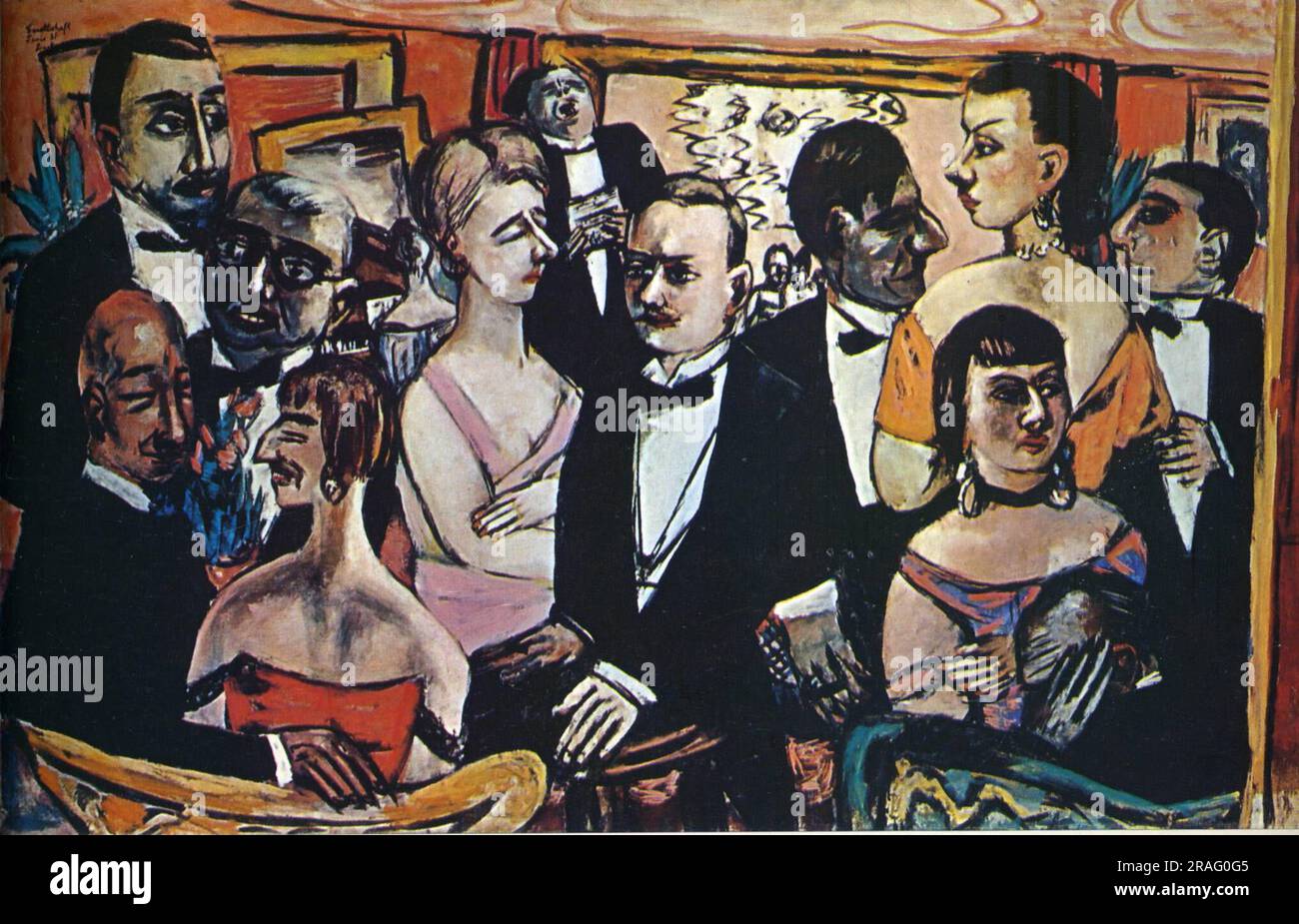 Paris Society 1947 von Max Beckmann Stockfoto