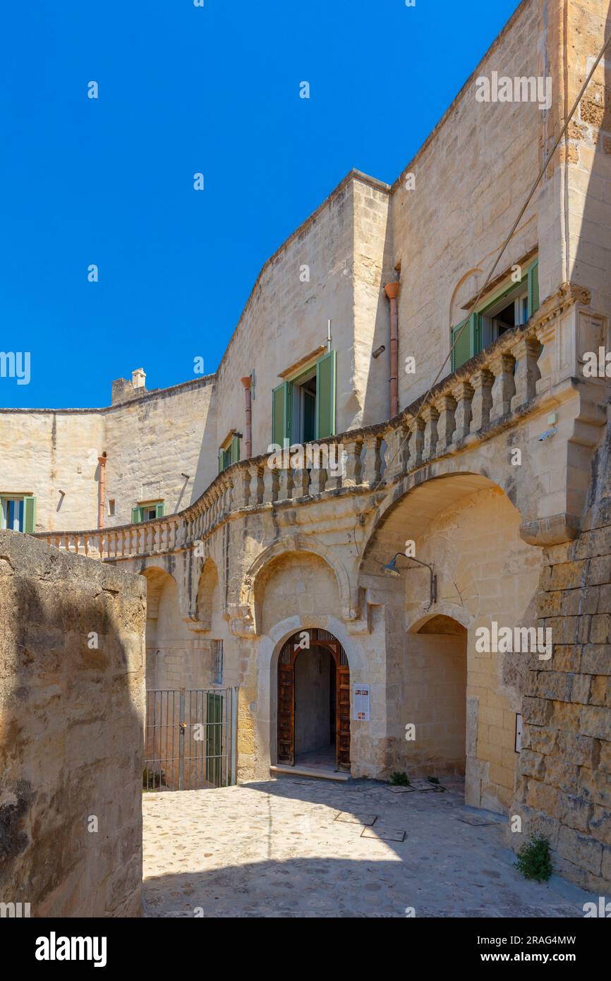 Haus von Ortega, Matera, Basilicata, Italien Stockfoto
