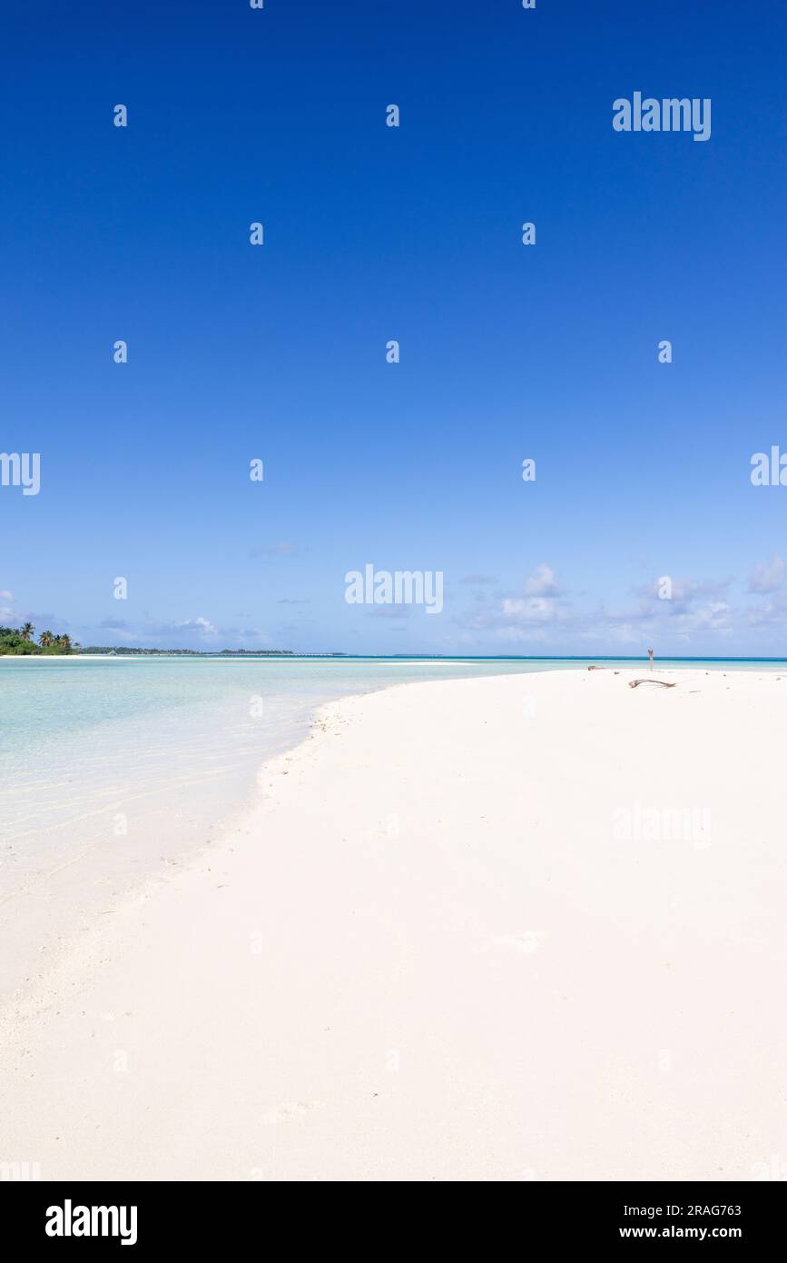 Das Leben ist ein Strand Stockfoto