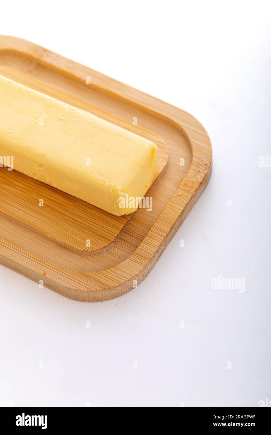 Butterstäbchen, Milchprodukte für Rezepte Stockfoto