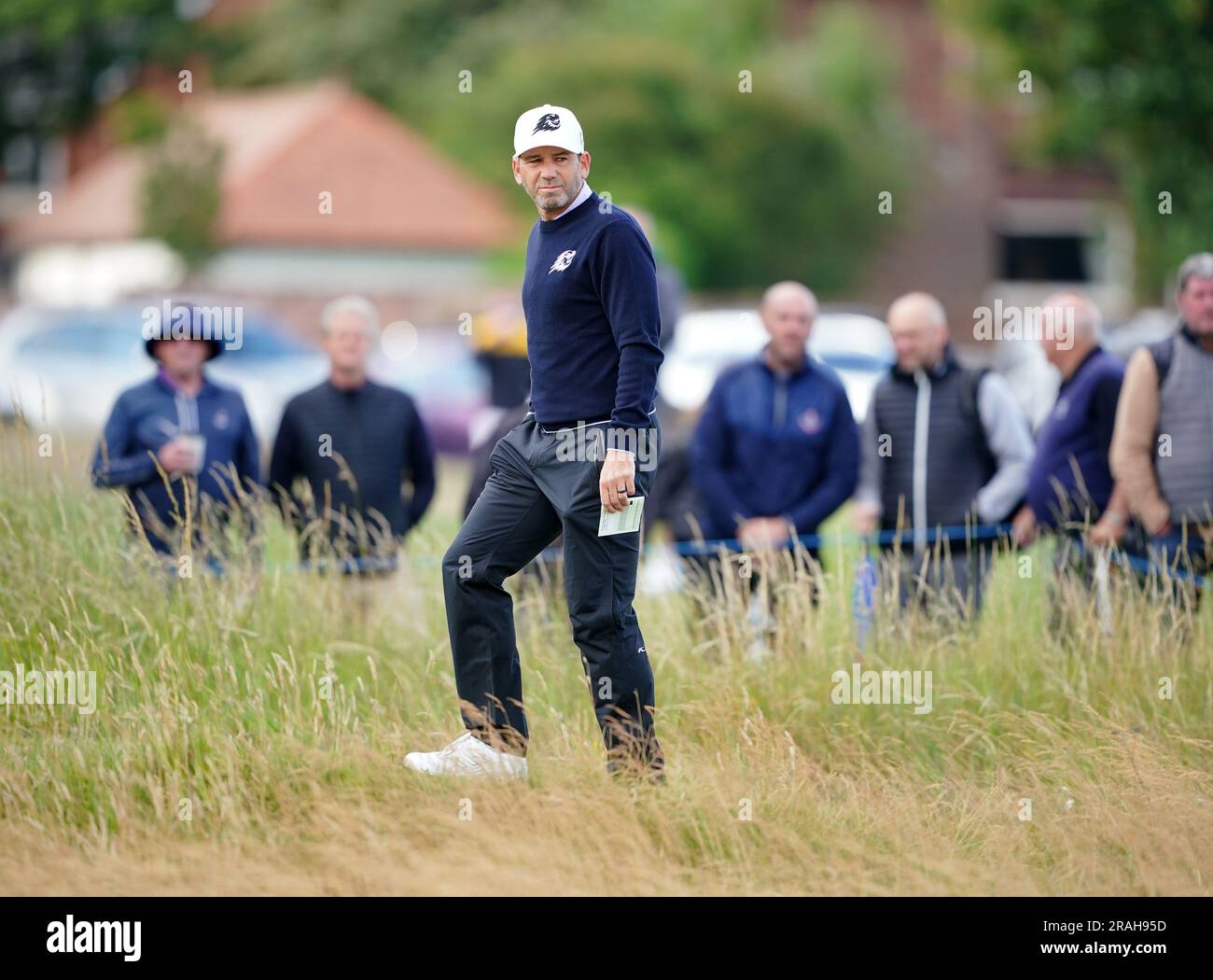 Sergio Garcia während des Open 2023 Final Qualifizierung im West Lancashire Golf Club, Liverpool. Bilddatum: Dienstag, 4. Juli 2023. Stockfoto