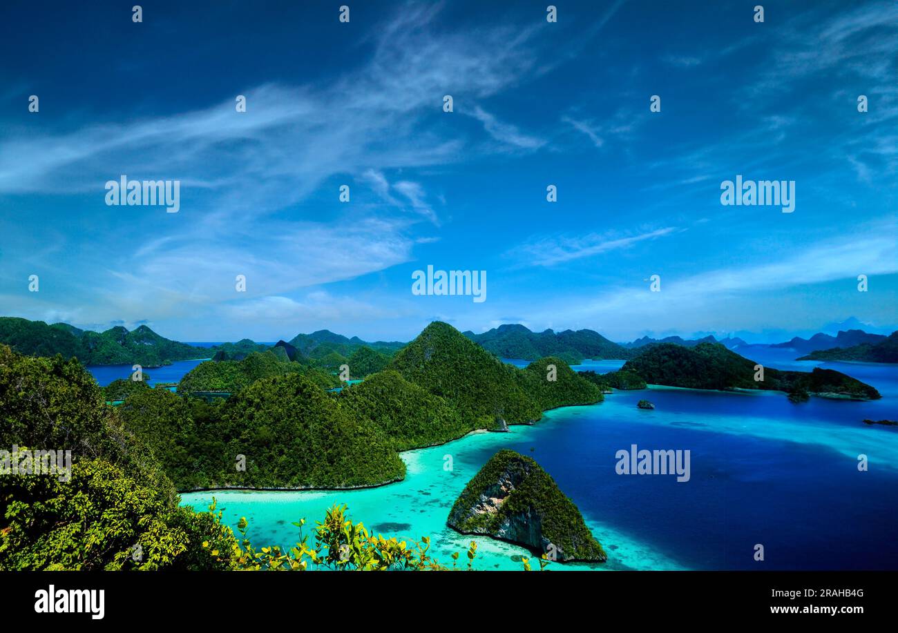 Raja Ampat Insel Indonesien schönes Touristenziel in Asien Stockfoto