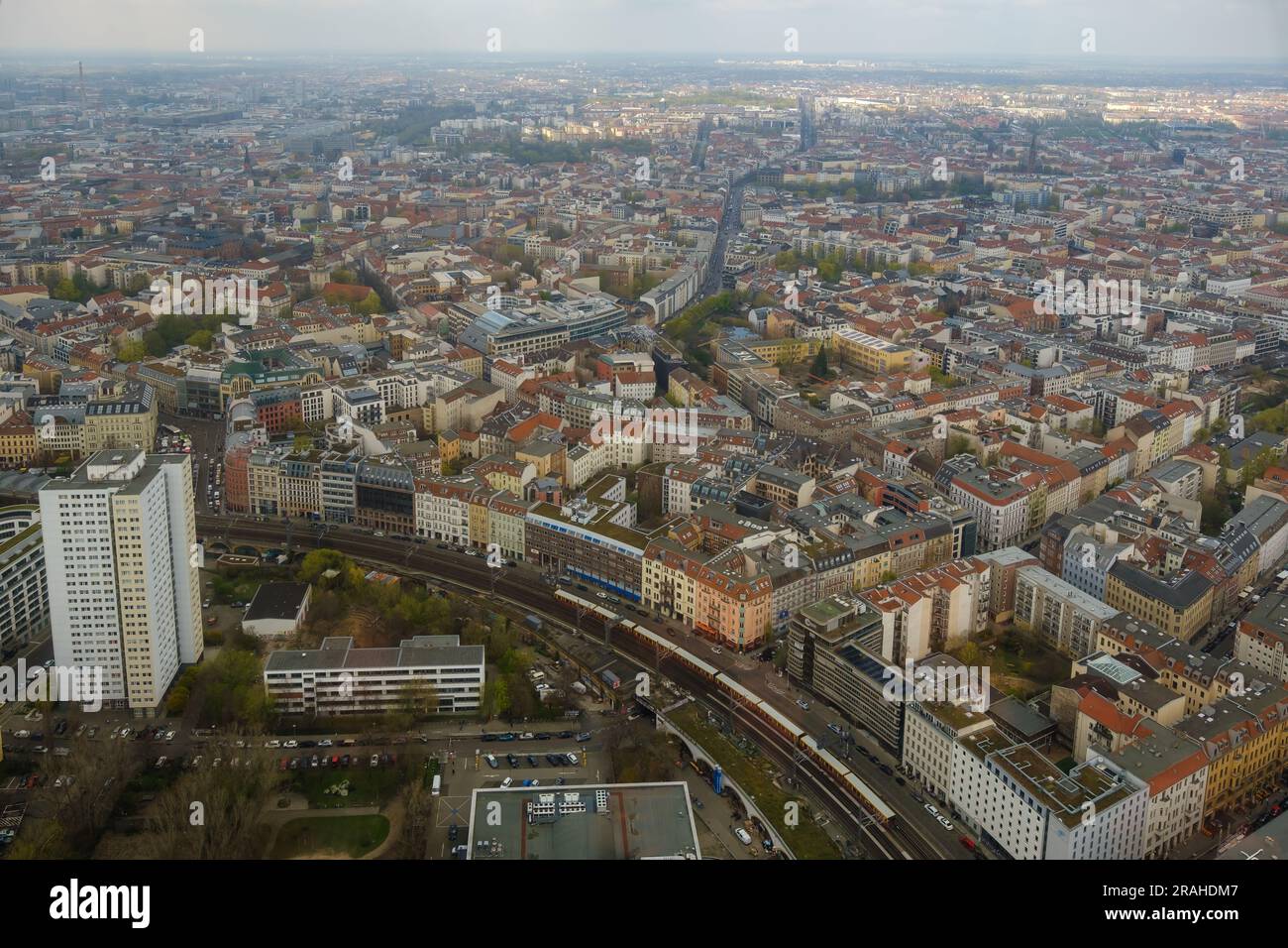 Panoramablick auf Berlin Deutschland Stockfoto