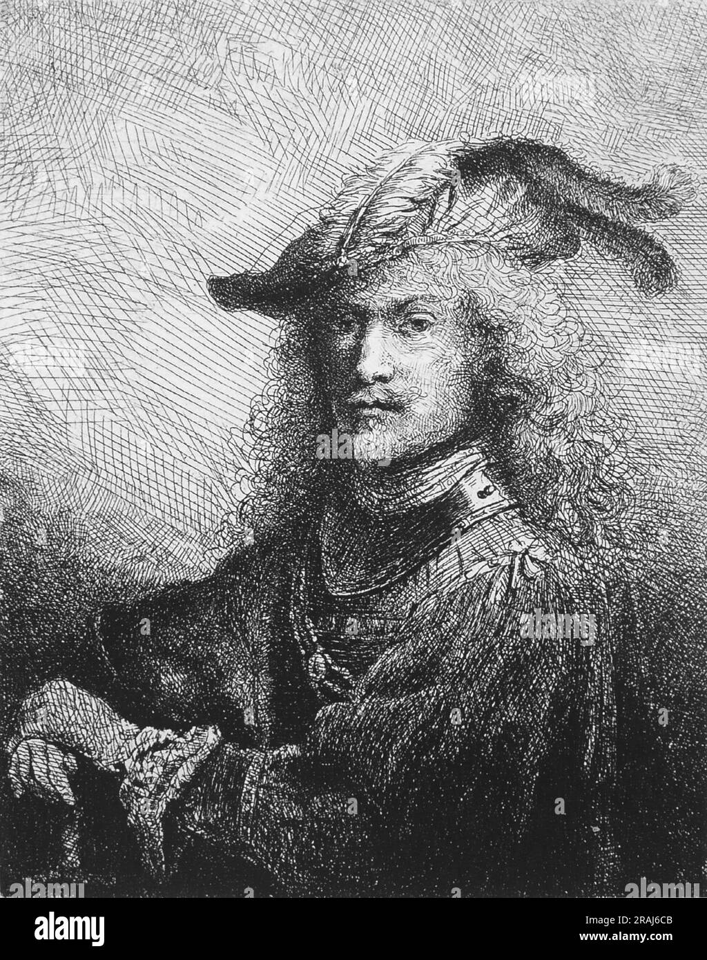 Selbstporträt, bekannt als der junge Krieger 1645 von Ferdinand Bol Stockfoto