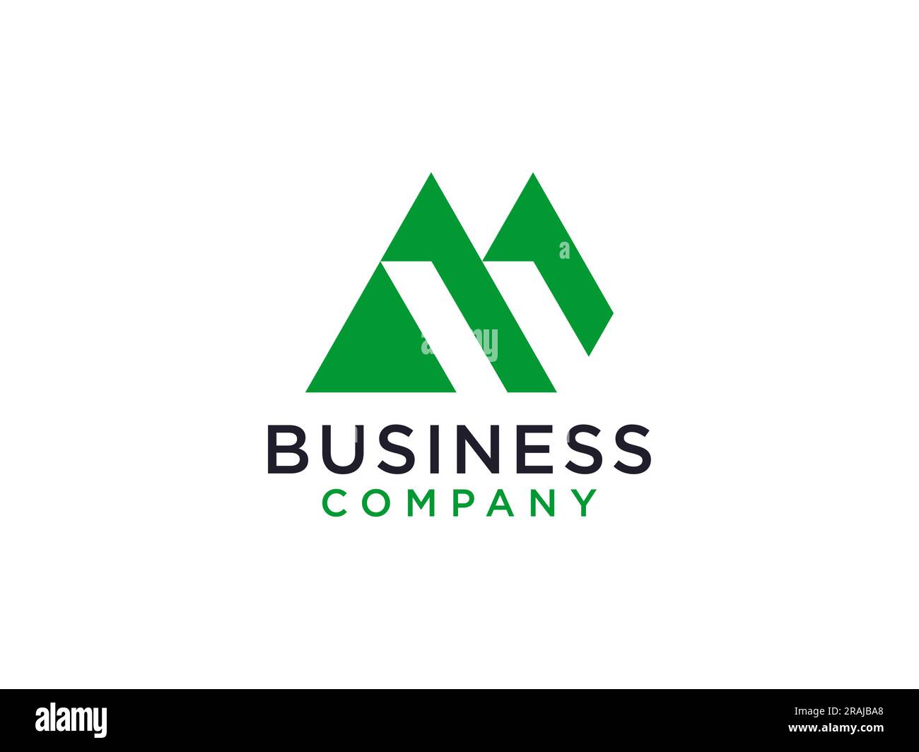 Logo mit M-Motiv. Lineares kreatives minimales Monogramm-Symbol. Universelles, elegantes Vektordesign. Premium-Logo für Unternehmen. Grafisches Alphabet Stock Vektor