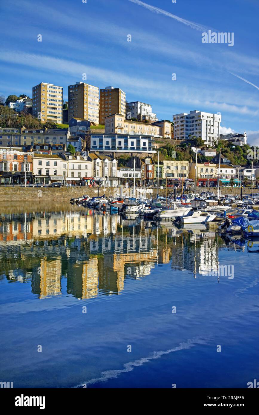 UK, Devon, Torquay Harbour Stockfoto