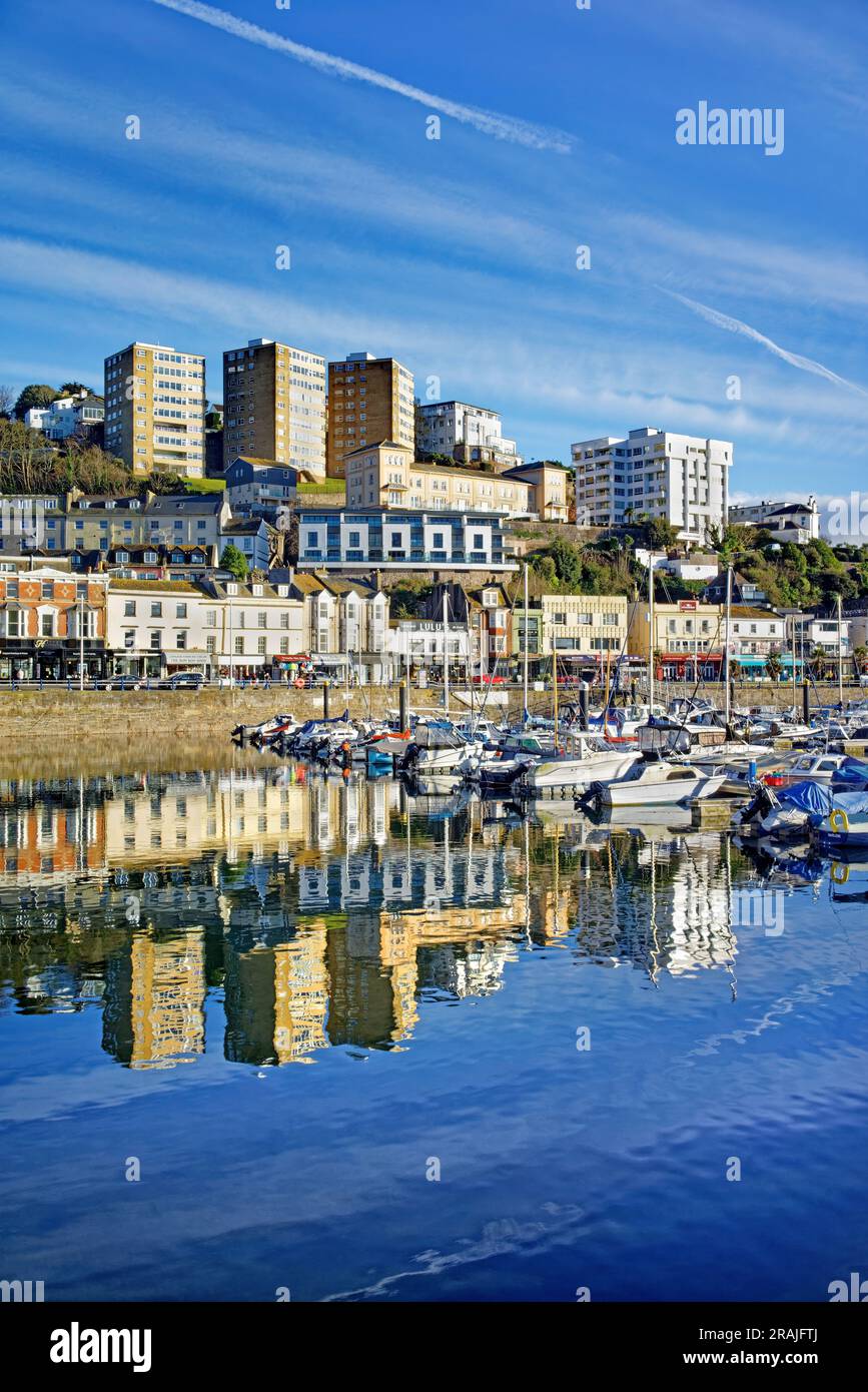 UK, Devon, Torquay Harbour Stockfoto