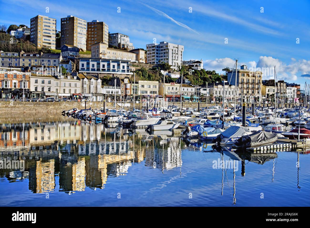 UK, Devon, Torquay Harbour Stockfoto