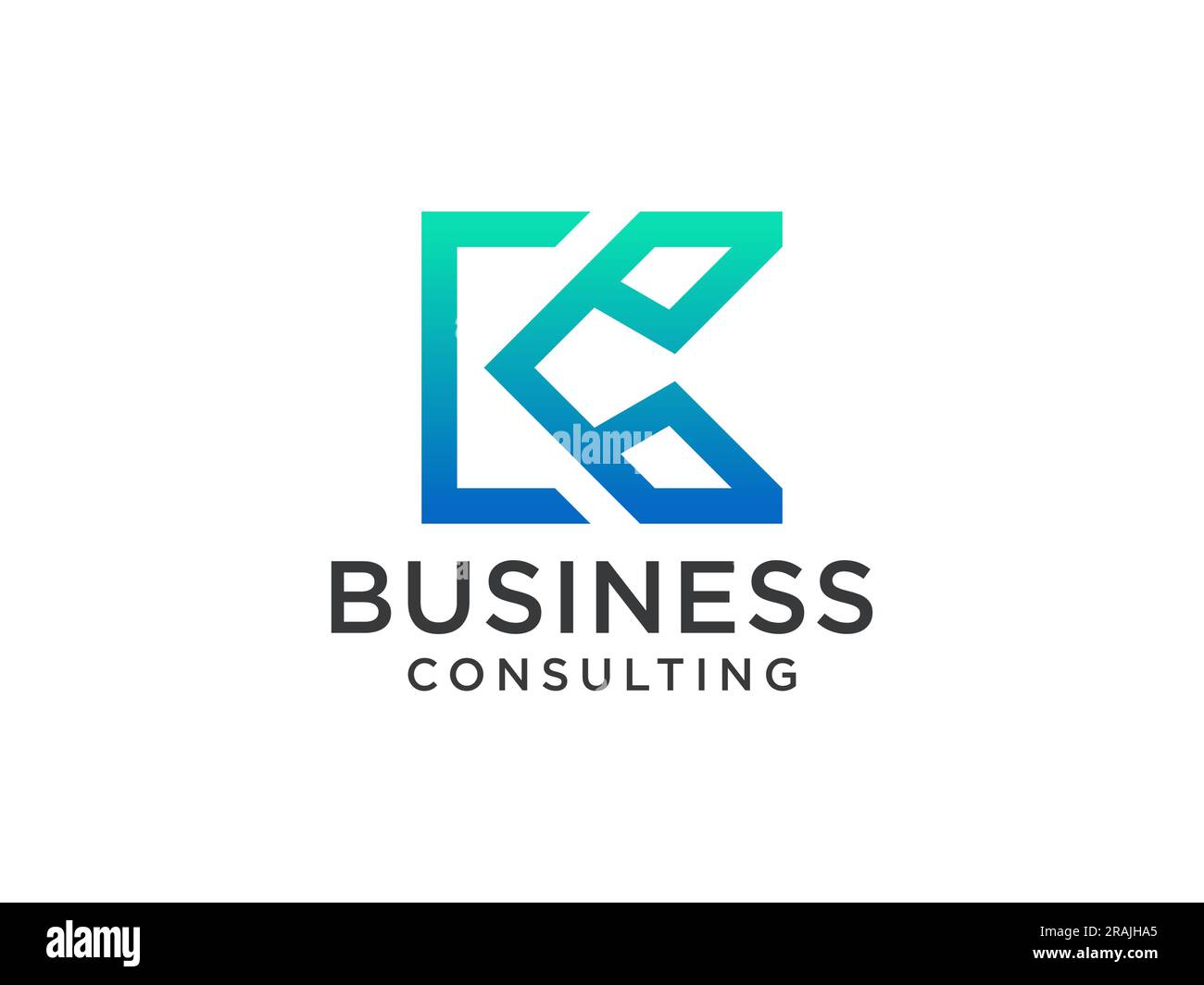 Elemente der Designvorlage für das Symbol mit dem Buchstaben „K“. Stock Vektor