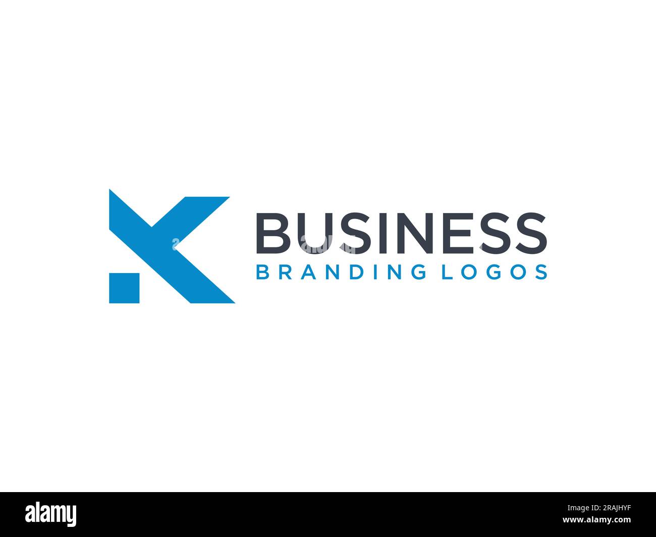 Elemente der Designvorlage für das Symbol mit dem Buchstaben „K“. Stock Vektor