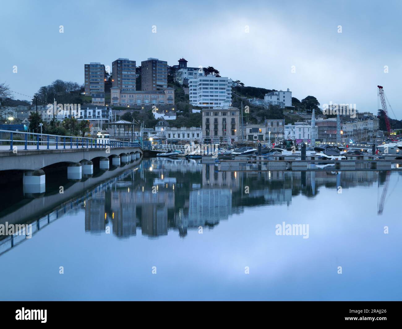 UK, Devon, Torquay Harbour Stockfoto