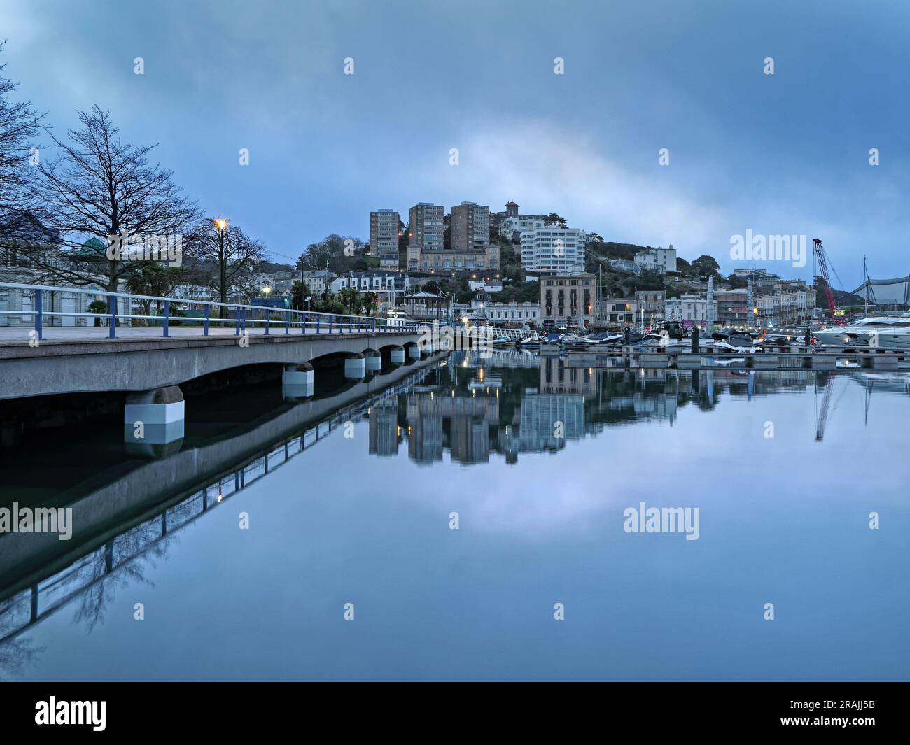 UK, Devon, Torquay Harbour Stockfoto