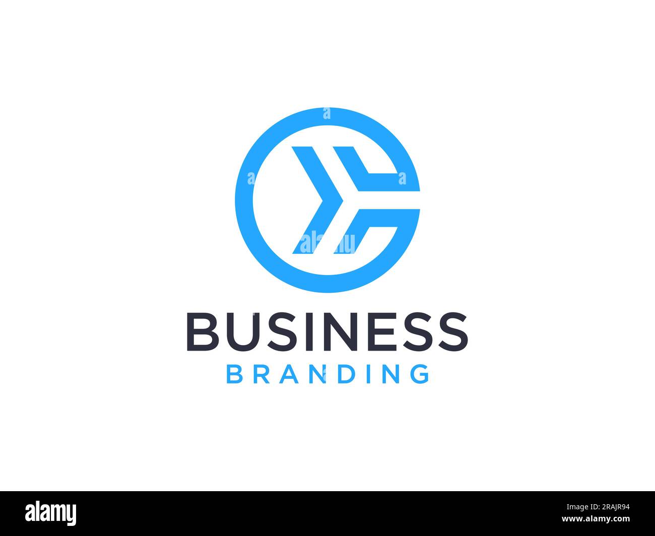 Designvorlage für Logos mit Buchstabe C und negativem Weltraum. Stock Vektor