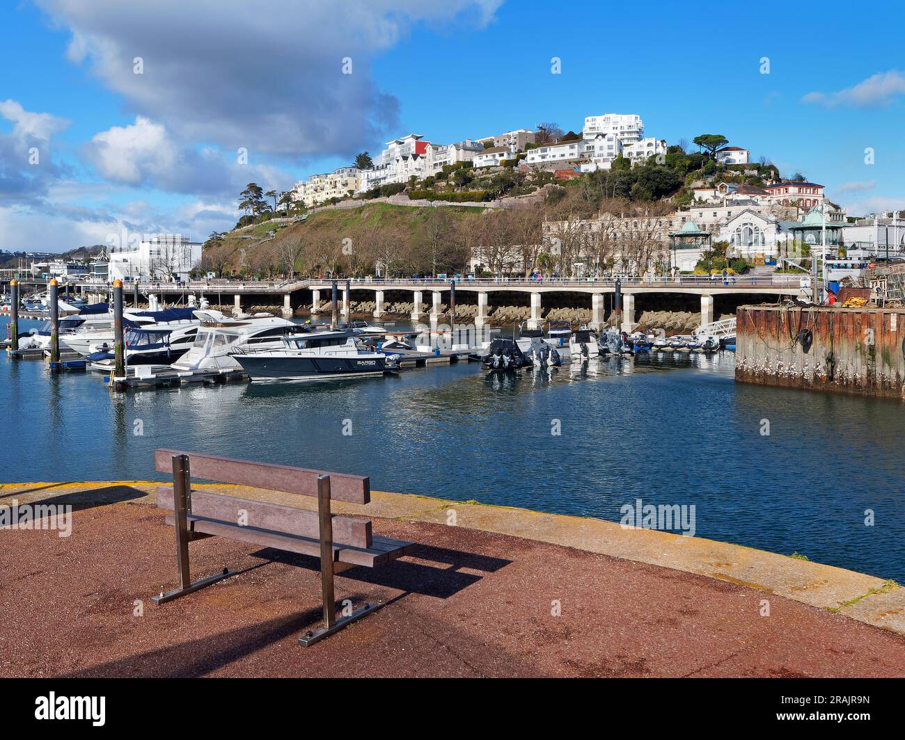 UK, Devon, Torquay Harbour Stockfoto