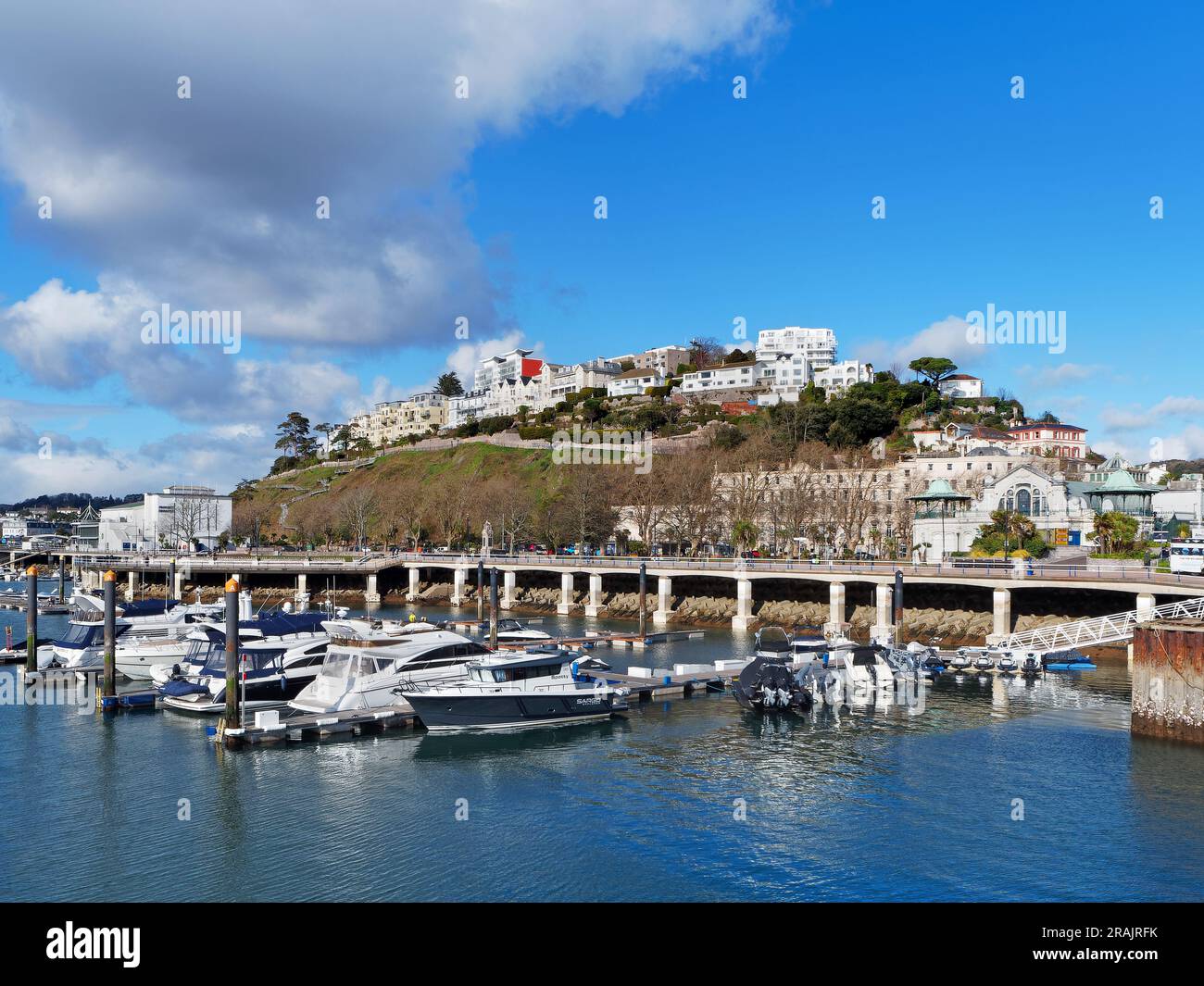 UK, Devon, Torquay Harbour Stockfoto
