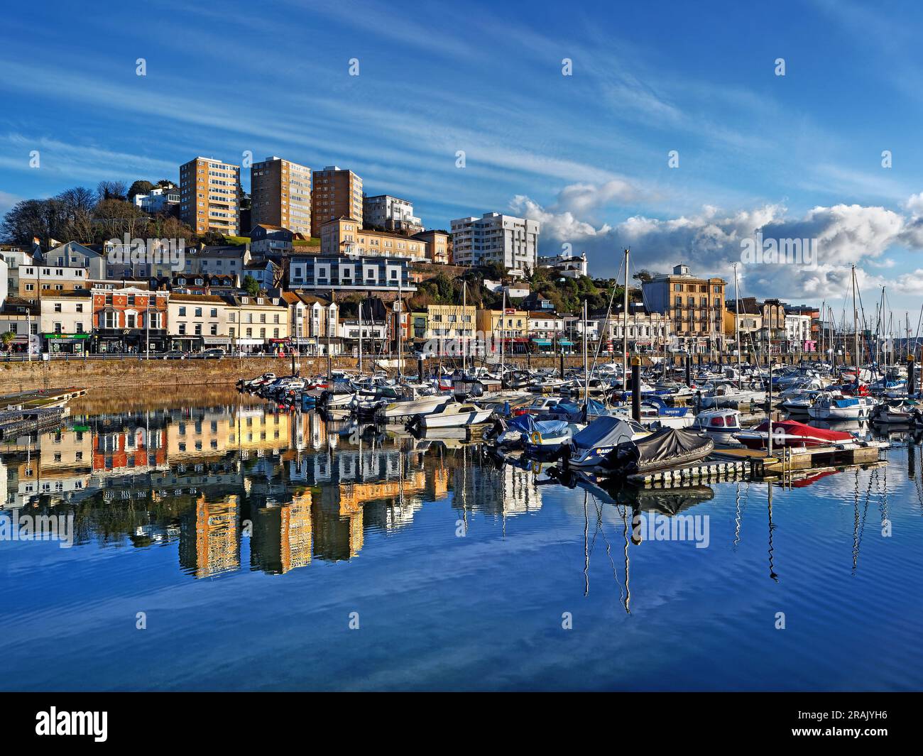 UK, Devon, Torquay Harbour Stockfoto
